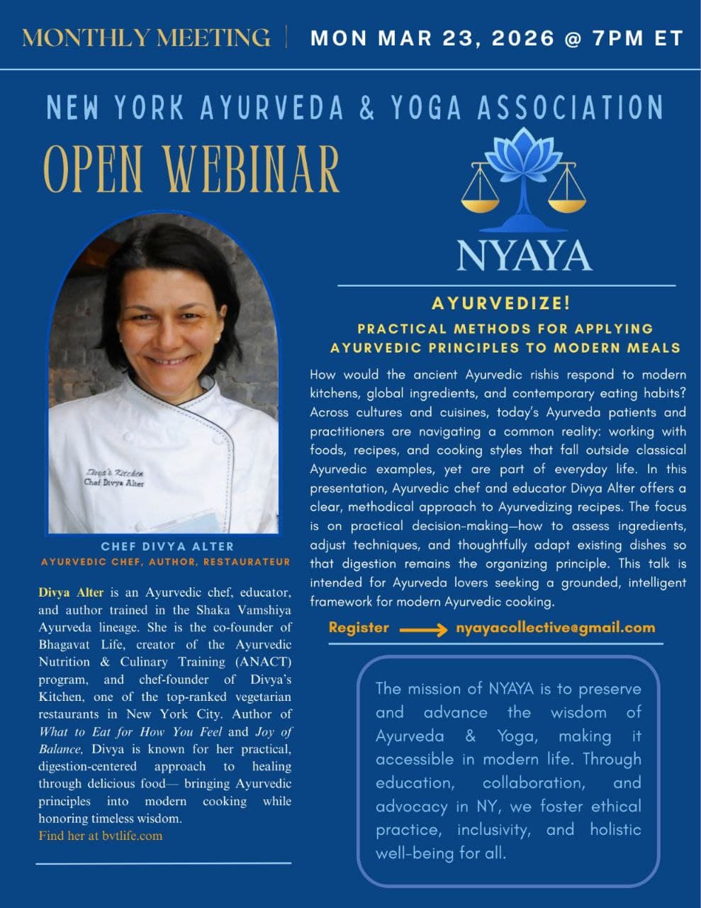 Upcoming Event Flyer