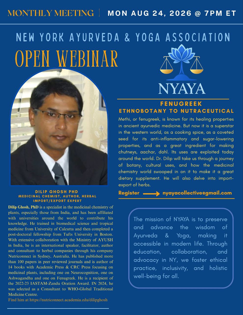 Workshop with Dilip Ghosh