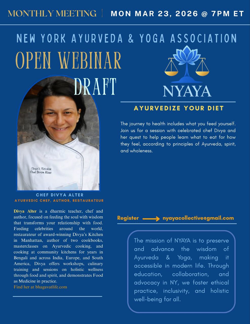 Workshop with Divya Alter