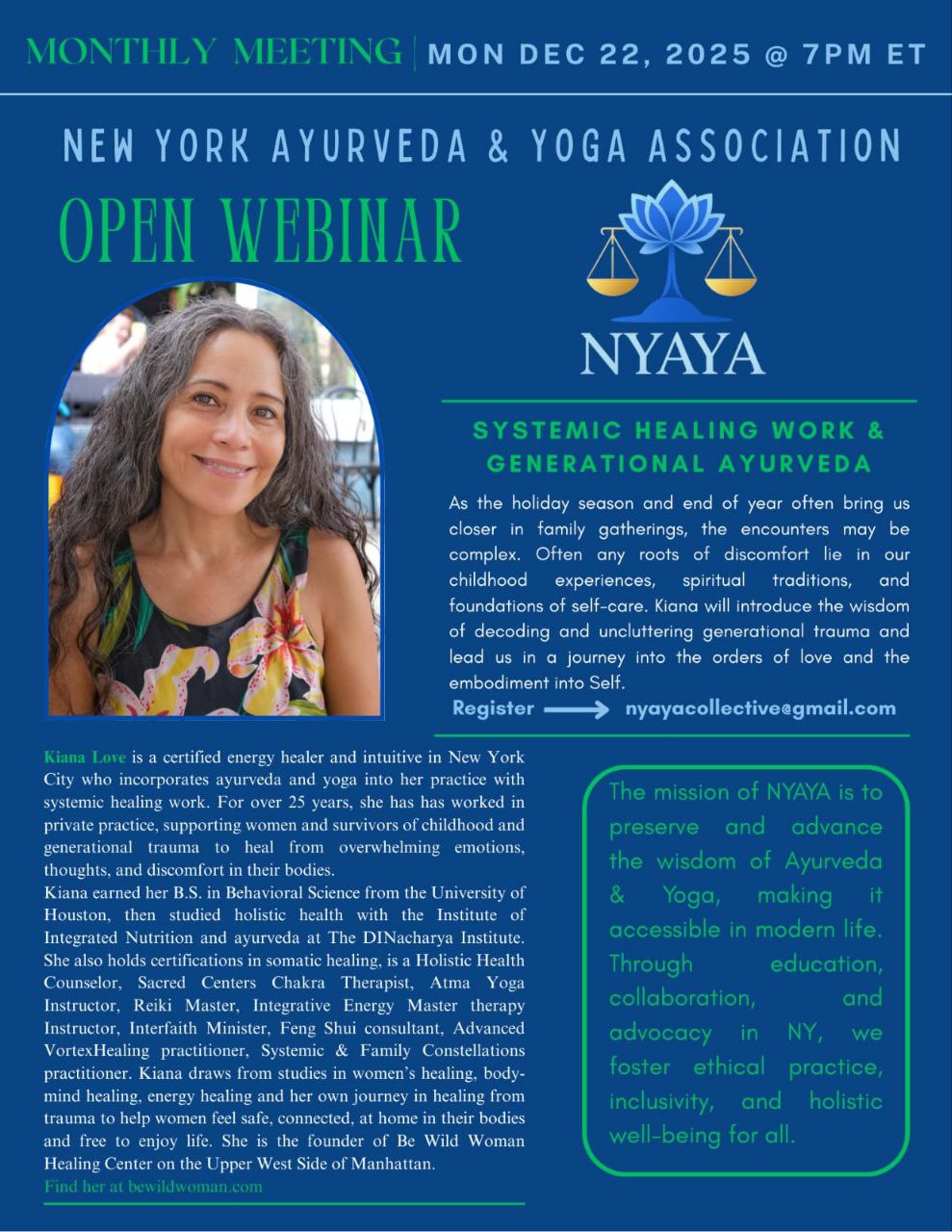 Workshop with Kiana Love