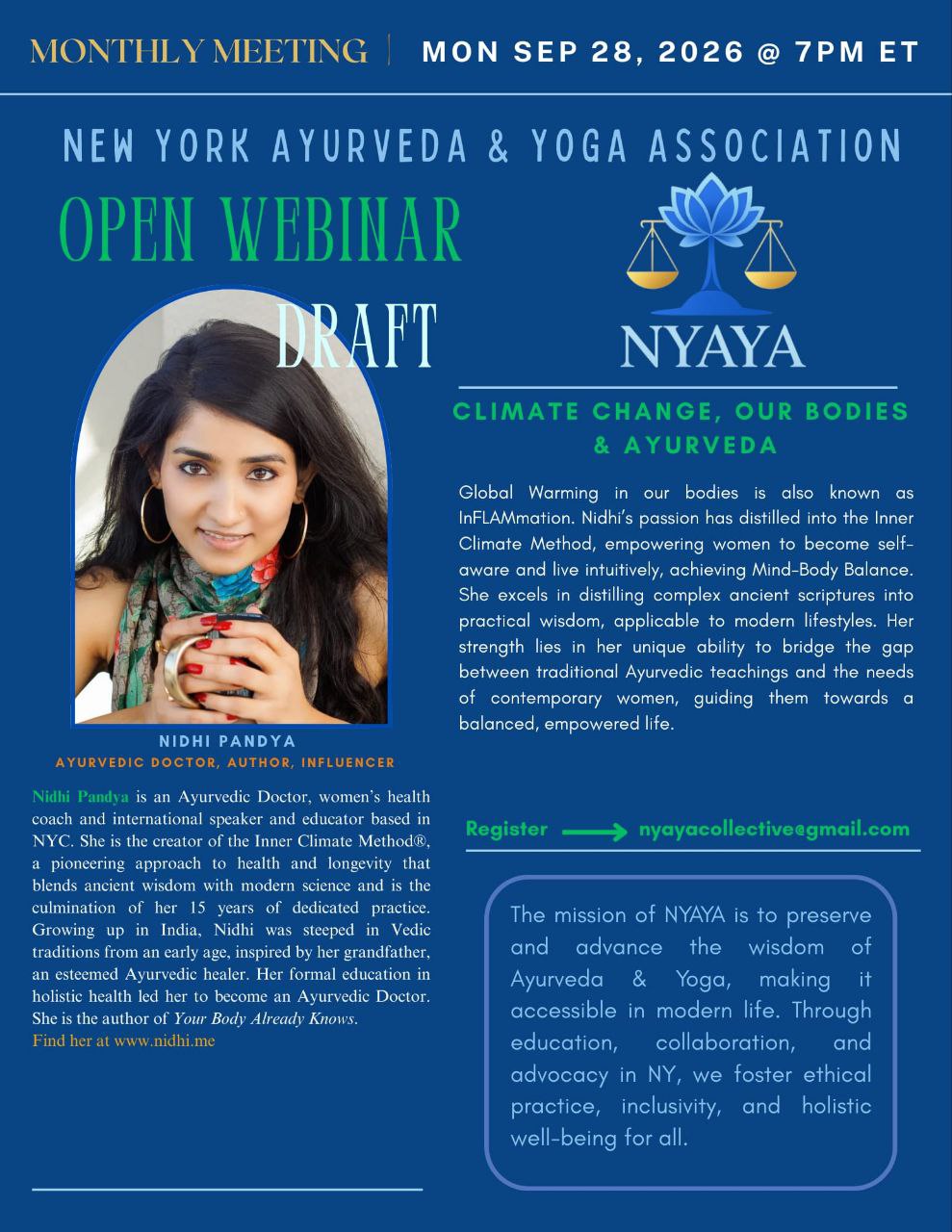 Workshop with Nidhi Pandya