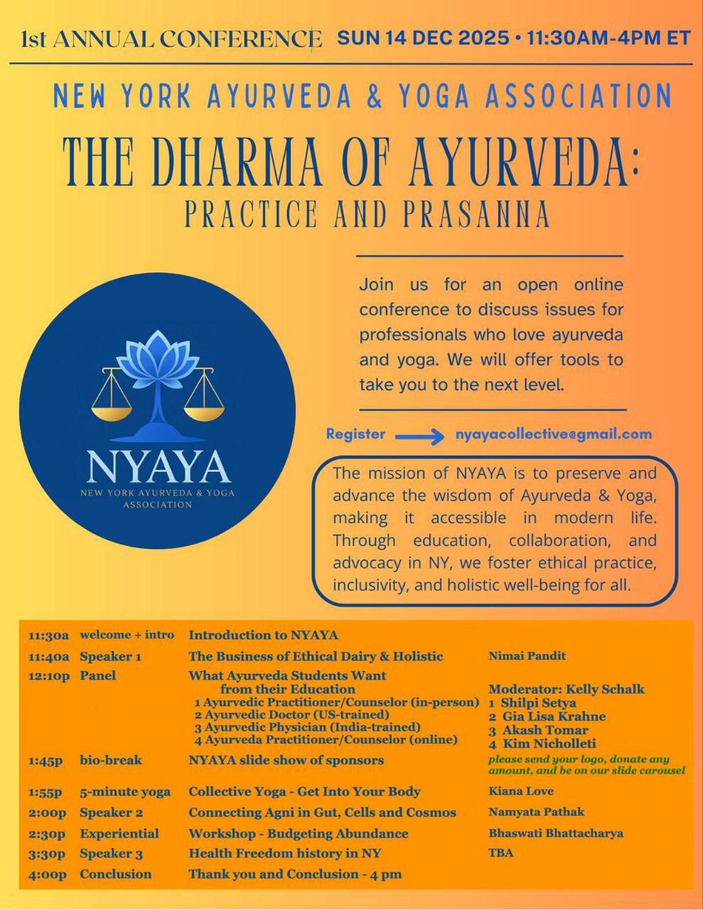 NYAYA Conference