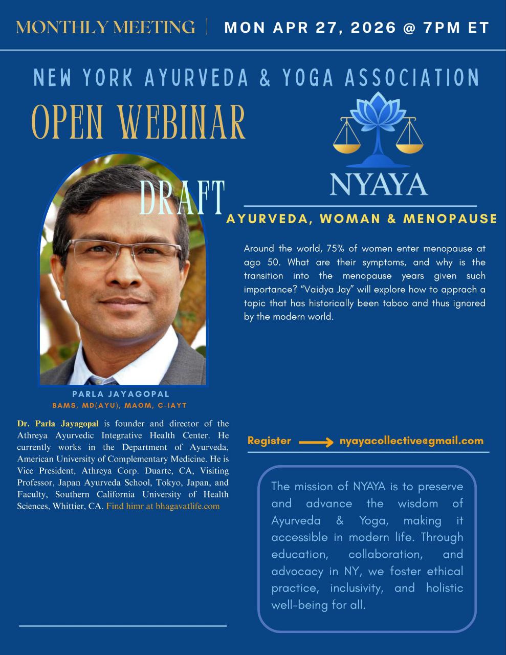 Workshop with Dr. Parla